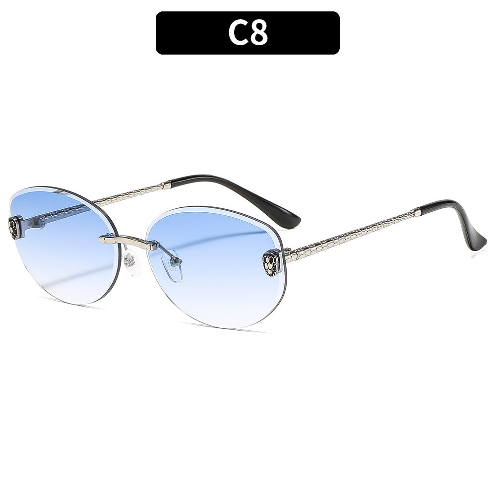 Elegant Oversized Aviator Sunglasses