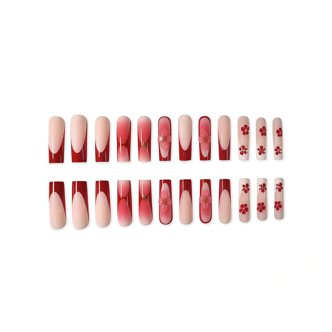 3D Floral Nail Art Enhancements Kalsten