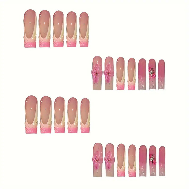 Luxury Floral Design Press-On Nails Kalsten