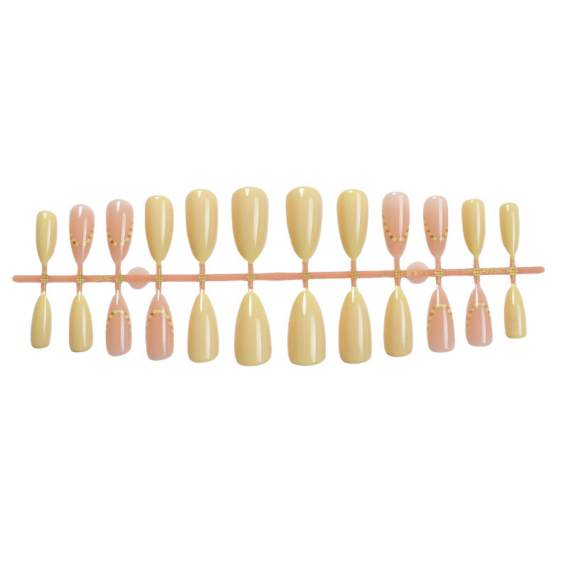 Elegant Natural Finish Press-On Nail Set Kalsten