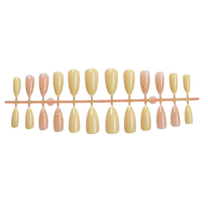 Elegant Natural Finish Press-On Nail Set Kalsten