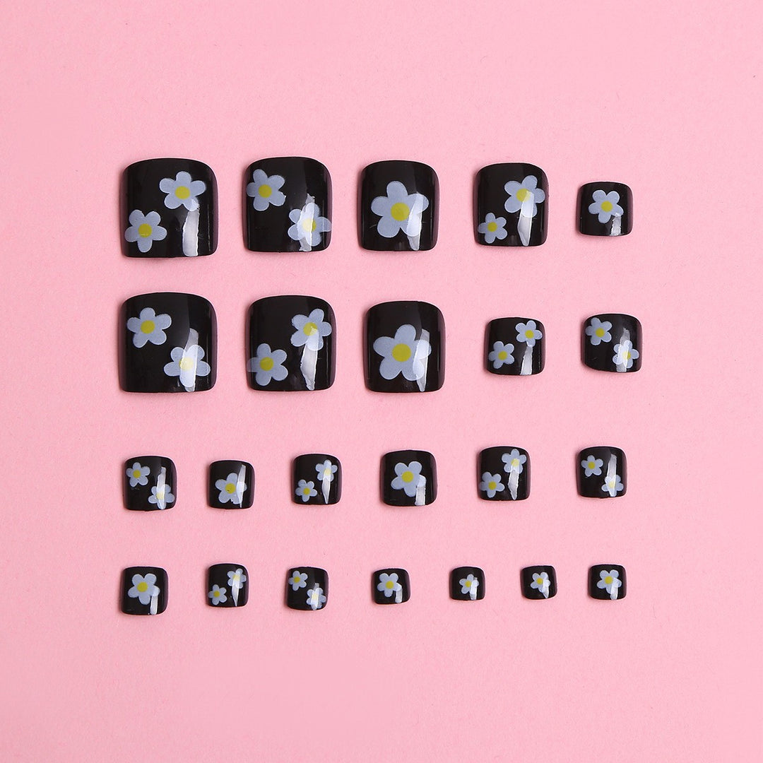 Floral Design Press-On Nail Set Kalsten