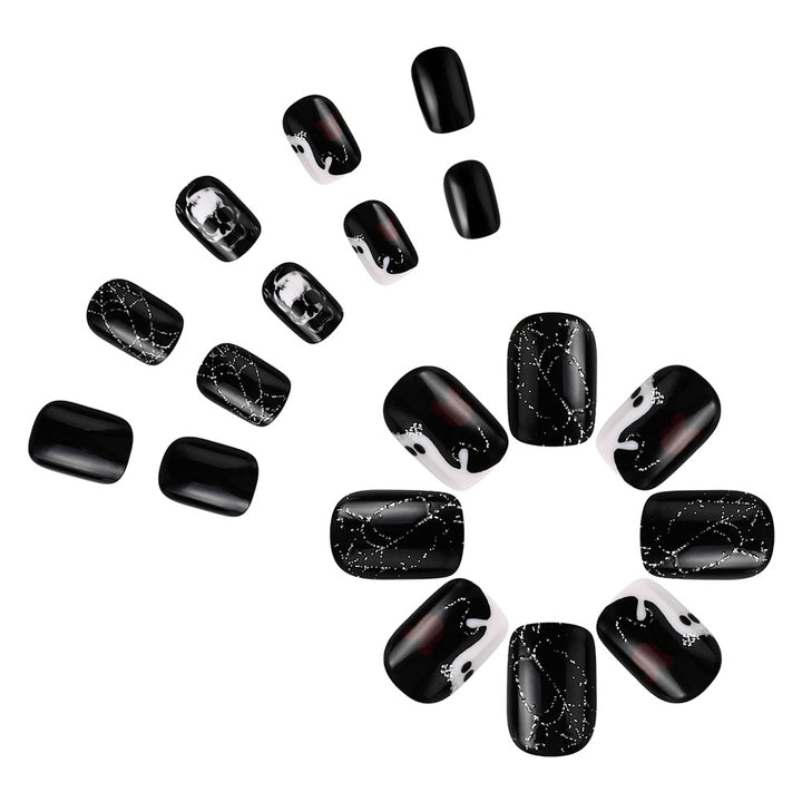 Halloween-Themed Decorative Press-On Nail Art Set Kalsten