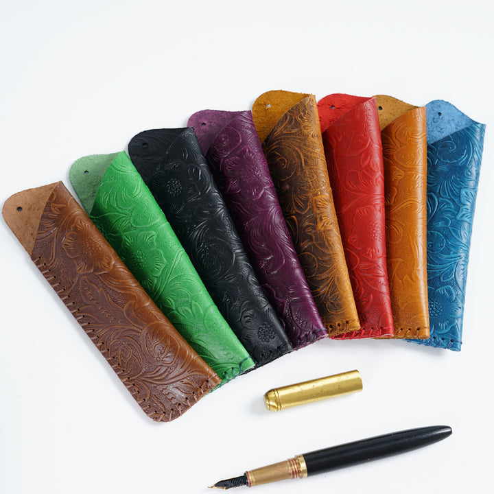 Handmade Leather Pen Case