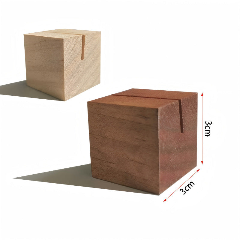 Decorative wood block figure Kalsten