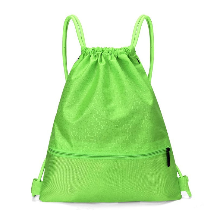 Honeycomb Patterned Drawstring Gym Bag Kalsten