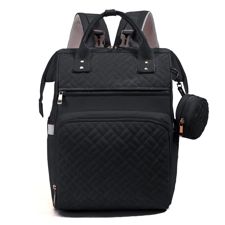 Quilted Multi-Functional Backpack Kalsten