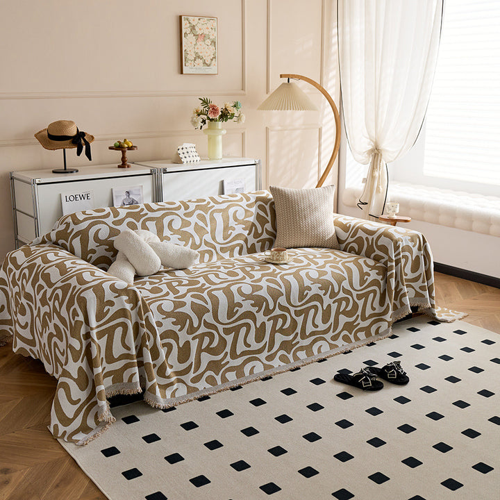 Artistic Patterned Sofa Throw Blanket