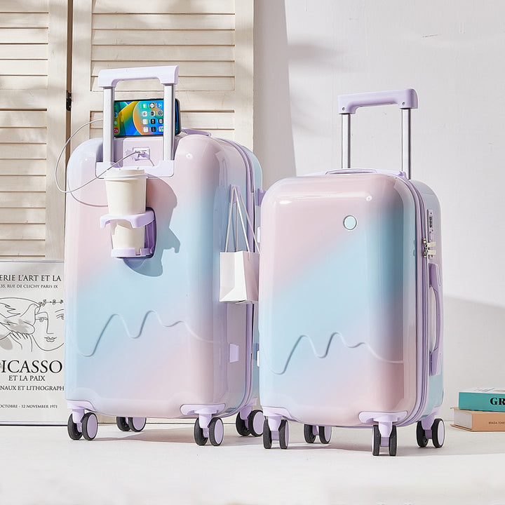 Unisex Lightweight Impact-Resistant Carry-On Suitcase Kalsten