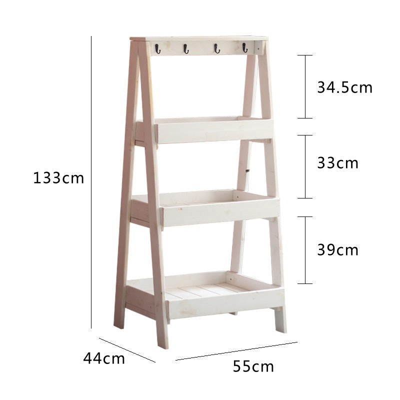 Wooden shelf Kalsten
