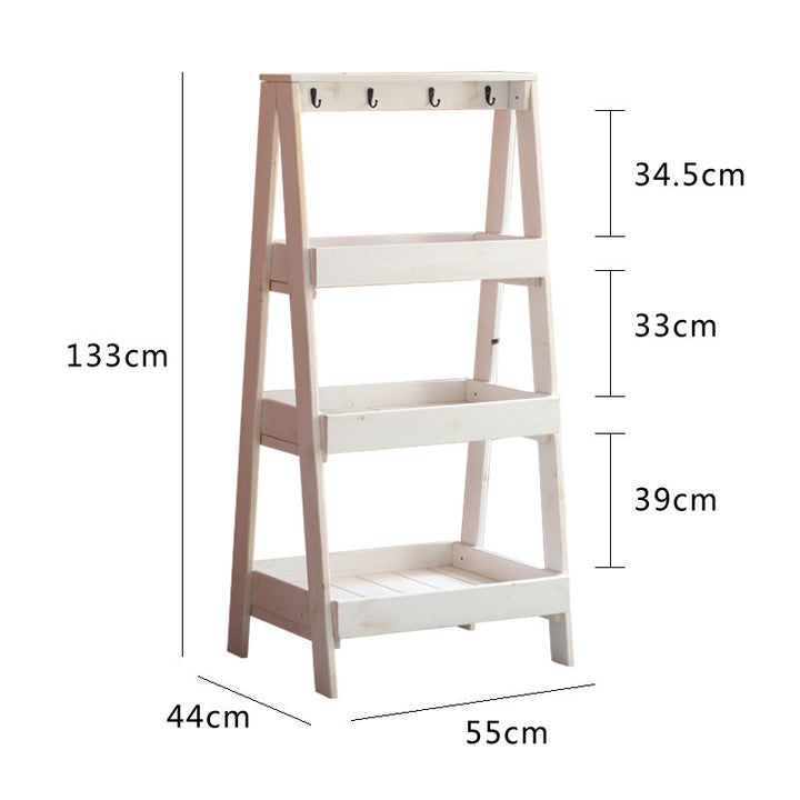 Wooden shelf Kalsten