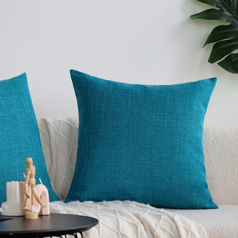 Rectangular sofa cushion cover in linen look Kalsten