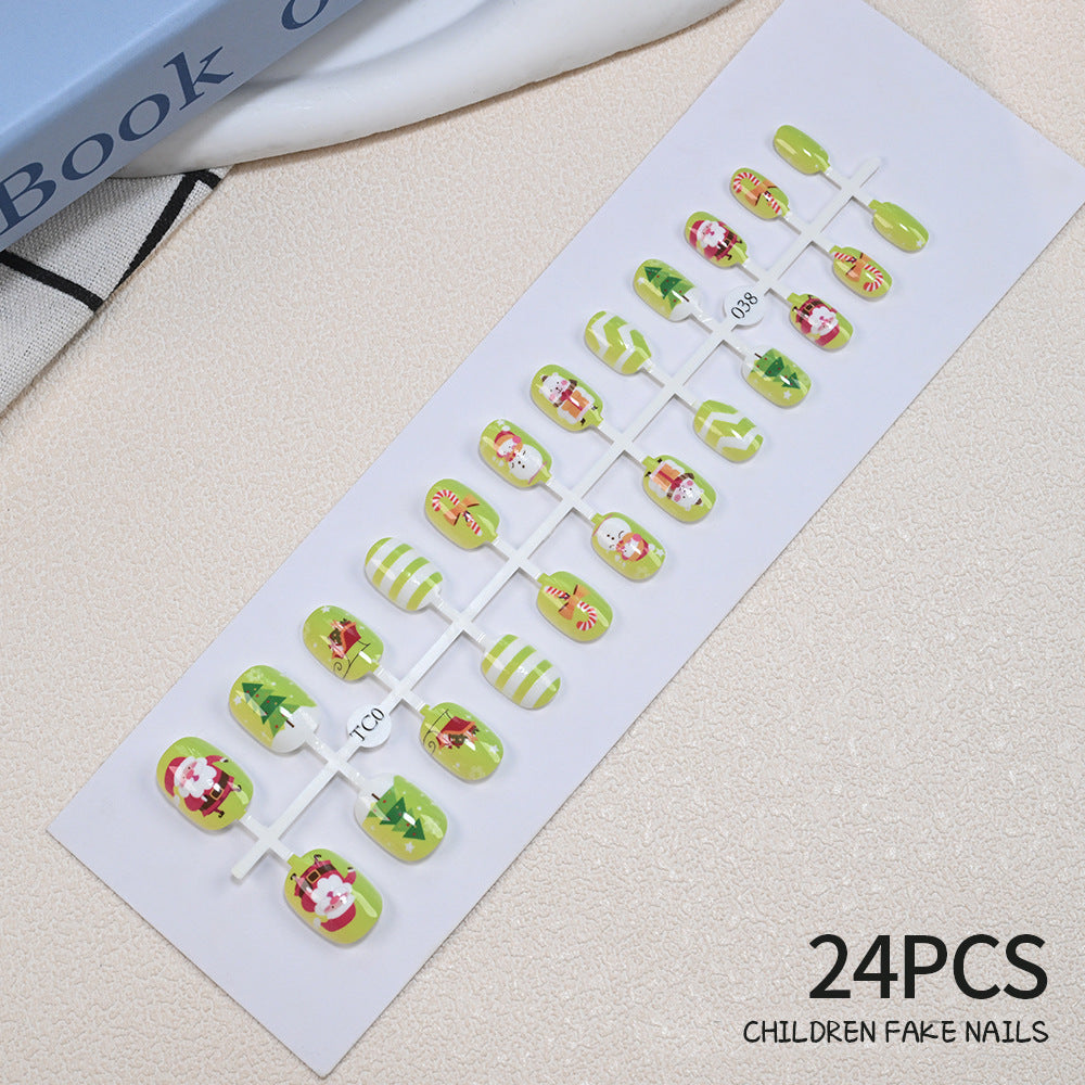 Children's Fun-Themed Press-On Nail Set Kalsten