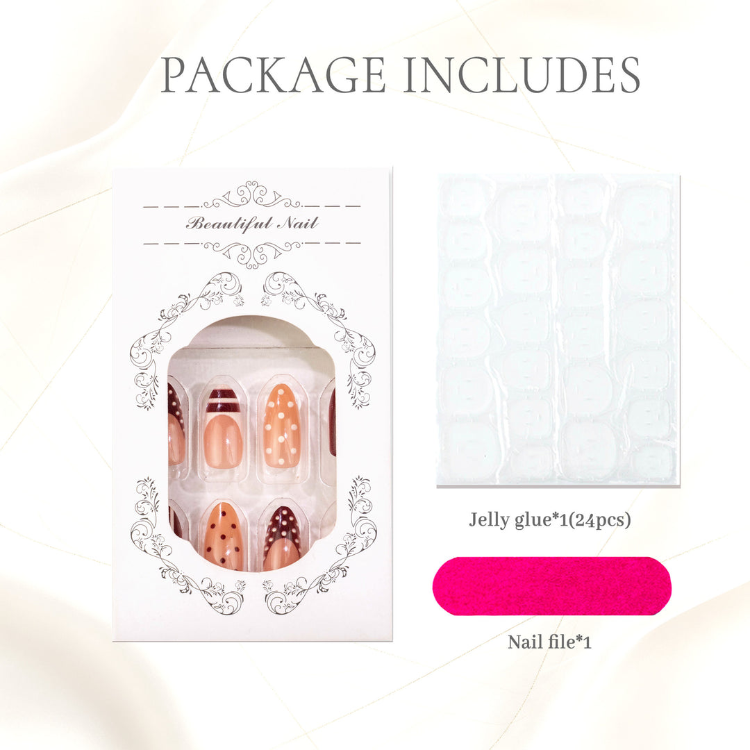 Stylish Press-On Nail Art Set