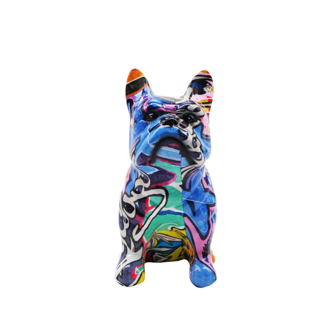 Creative bulldog figurine made of hand-painted resin Kalsten