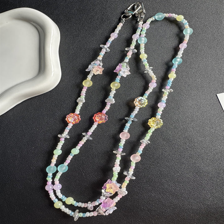 Multi-Strand Decorative Beaded Necklace Kalsten
