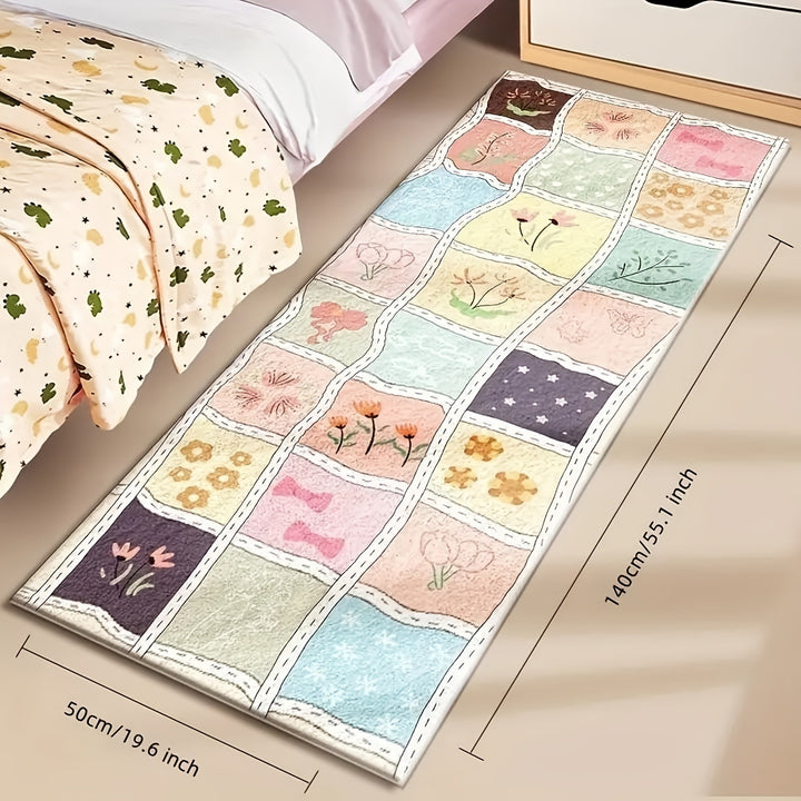 Cute Cartoon-Themed Plush Area Rug