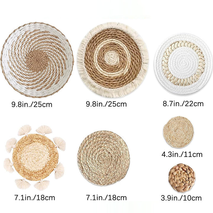 Round Tablecloth Made of Natural Materials Kalsten