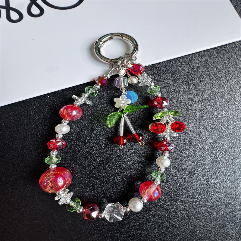 Decorative Beaded Charm Keychain Kalsten 1790135704