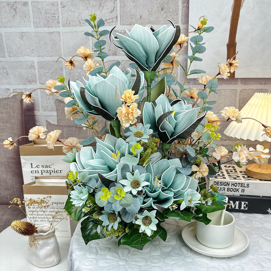 Elegant Lifelike Floral Centerpiece for Interior Decor