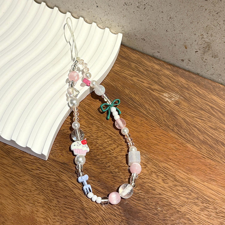 Playful Beaded Smartphone Charm Holder Kalsten