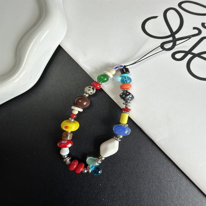 Colorful Beaded Charm Necklace Kalsten 1790135885