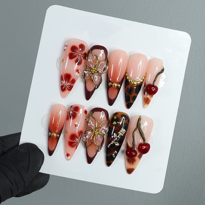 Premium Decorative Press-On Nails Kalsten