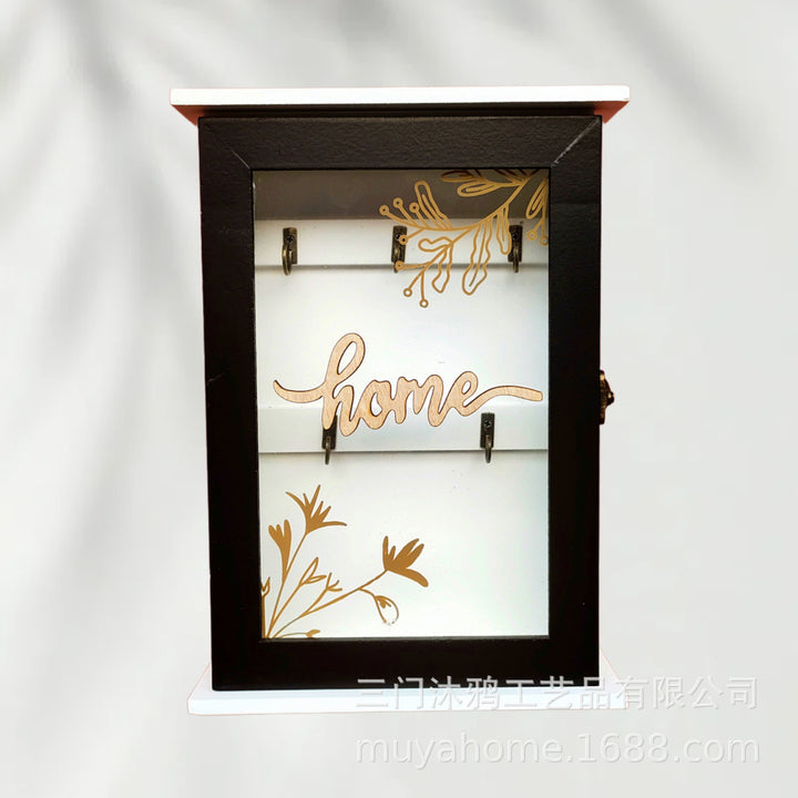 Decorative Wall-mounted Key and Hook Organizer