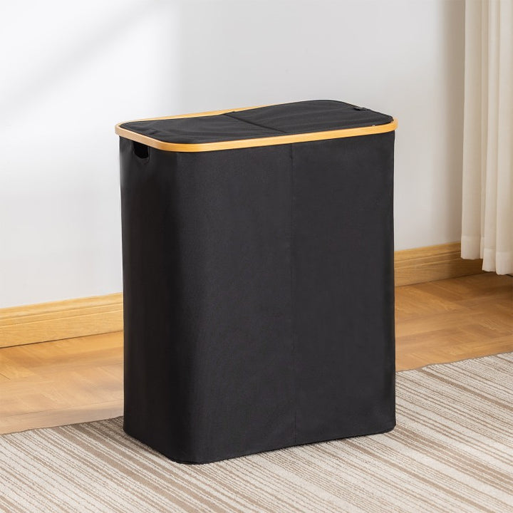High-quality laundry basket with lid and handle Kalsten