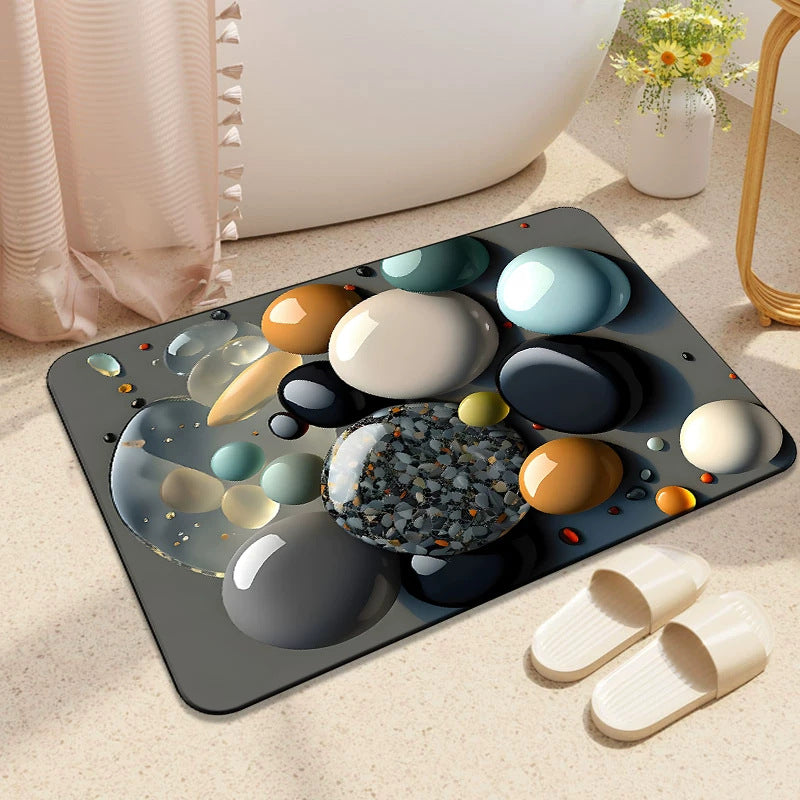 Colorful Abstract Area Mat