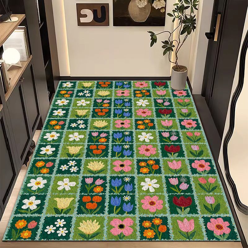 Floral Patterned Area Rug