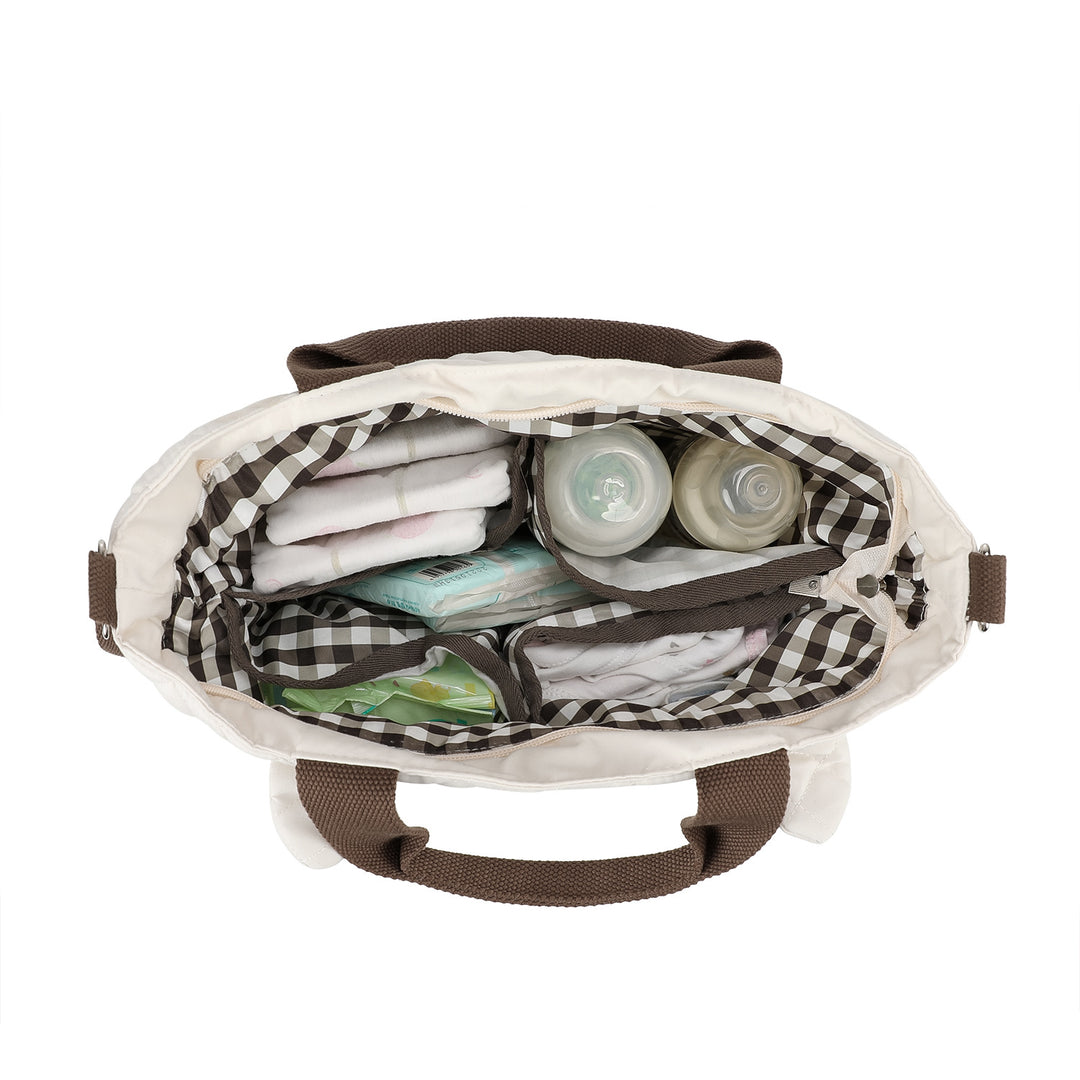 Quirliger Animal Motif Tote Bag Kalsten