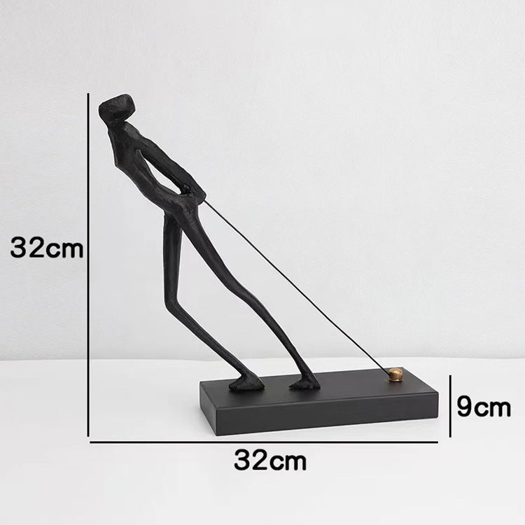 Elegant Abstract Figurative Sculpture