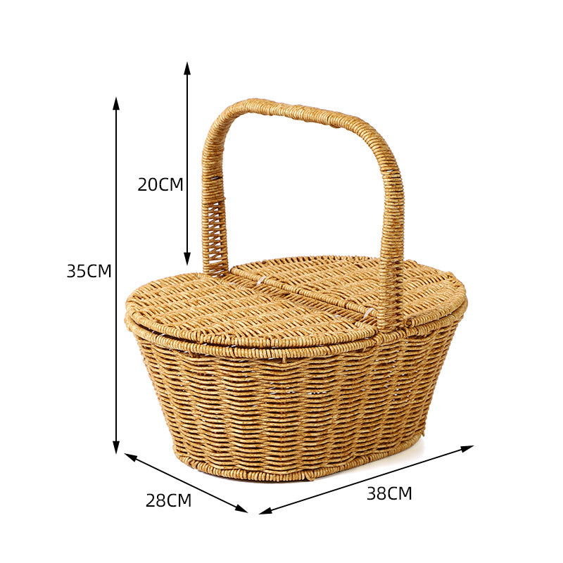 Woven Picnic Basket Kalsten