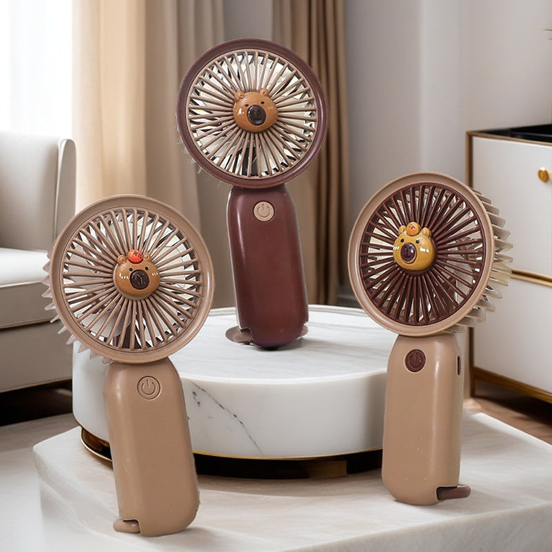 Women Portable Handheld Fan with Animal Design Kalsten