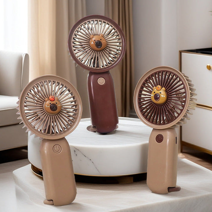 Women Portable Handheld Fan with Animal Design Kalsten