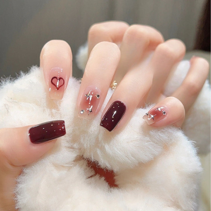 Glitter Ombre Press-On Nails Kalsten