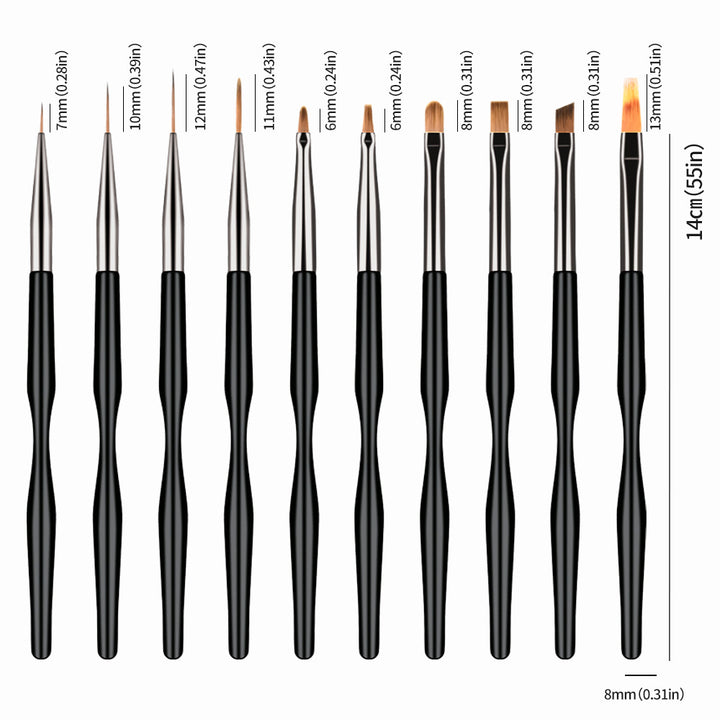Precision Nail Art Detailing Brush Set Kalsten 1787228377