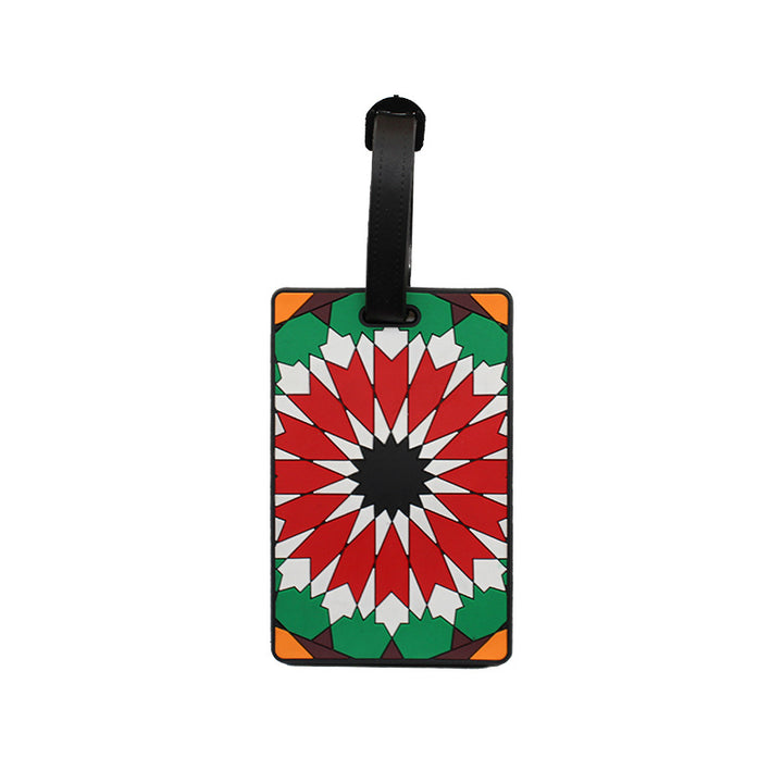 Unisex Luggage Tag with Modern Geometric Design Kalsten