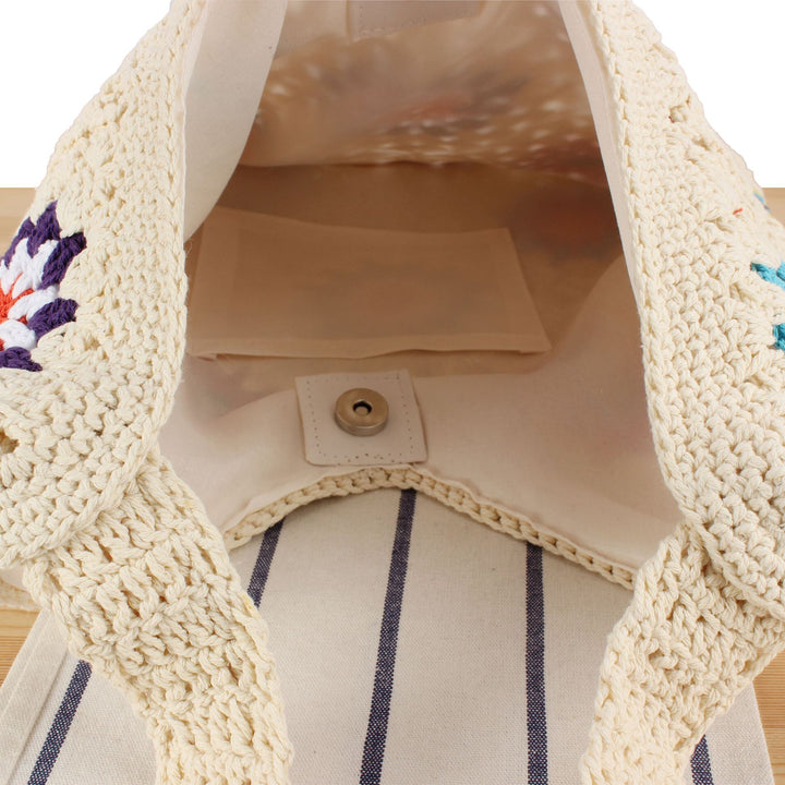 Hand-knotted tote bag Kalsten