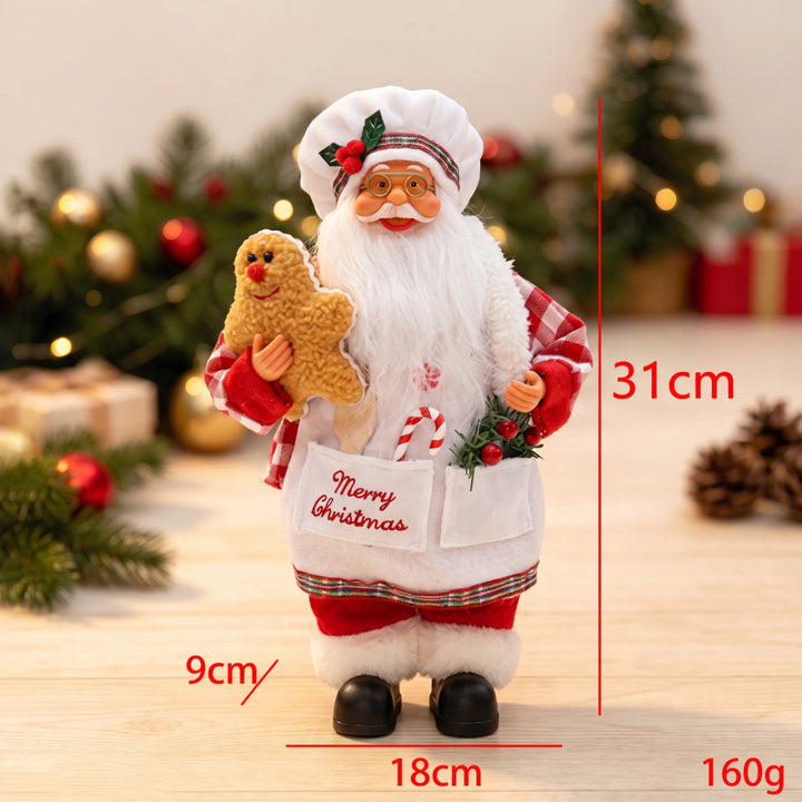Nostalgic Santa Claus figure with gingerbread cookie mold Kalsten