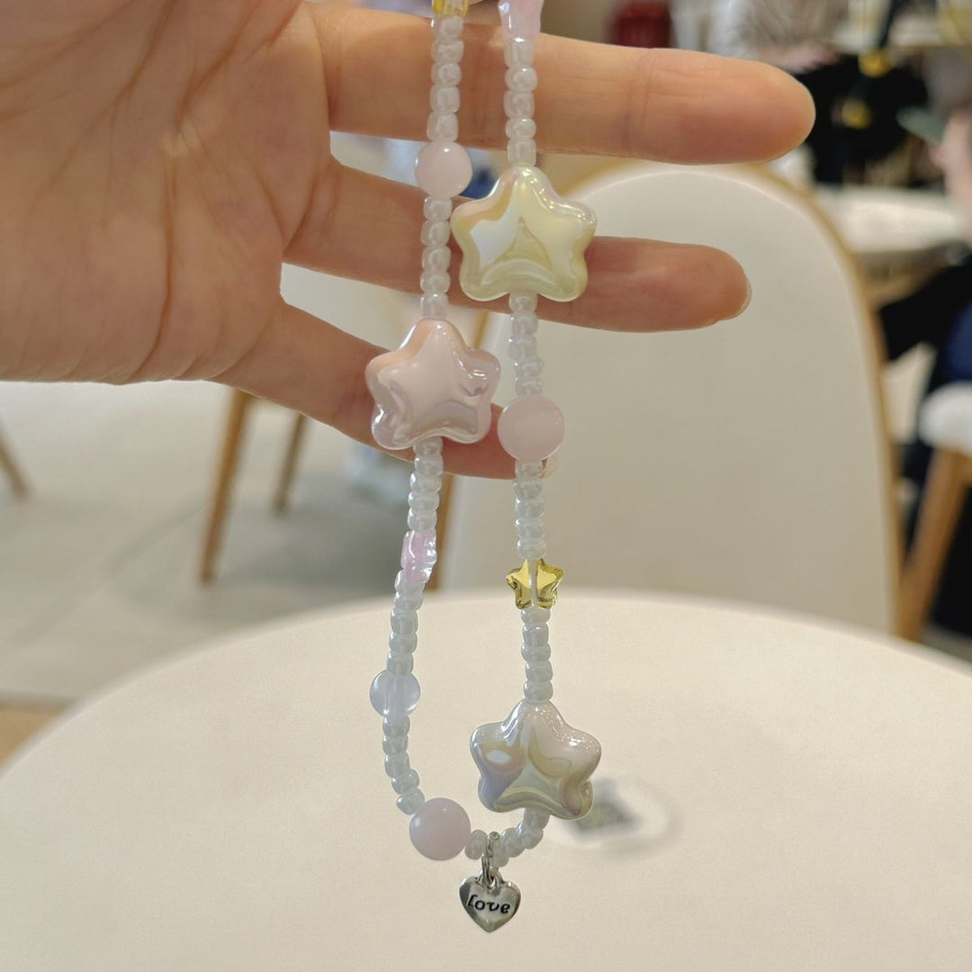 Charming Beaded Charm Lanyard Kalsten