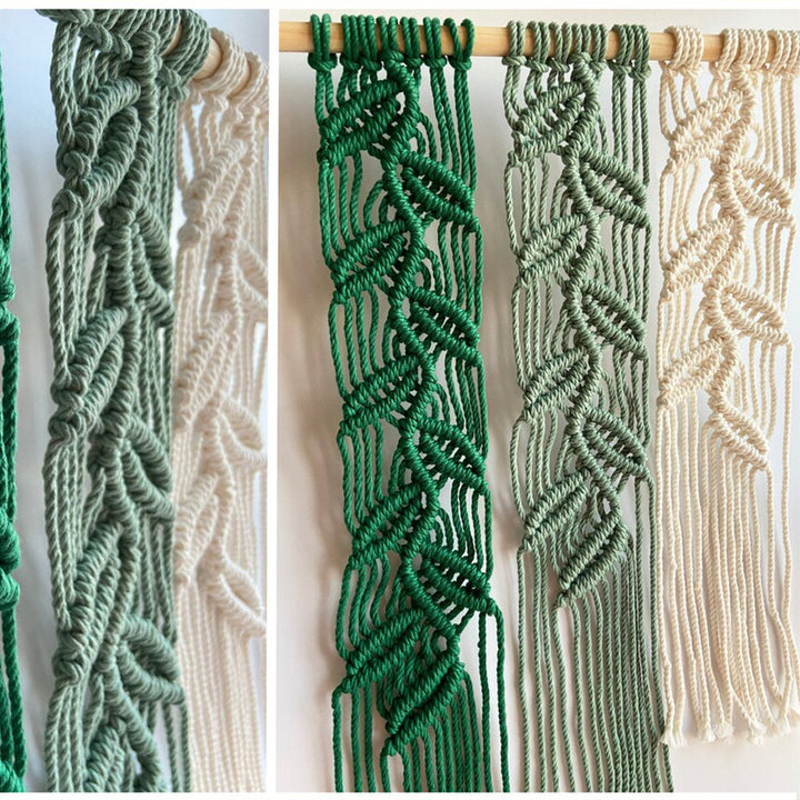 Leaf Pattern Macrame Wall Hanging Kalsten