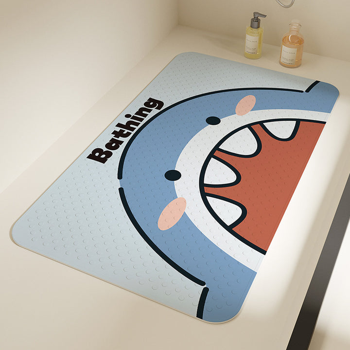 Cute Cat-Themed Bath Mat Kalsten