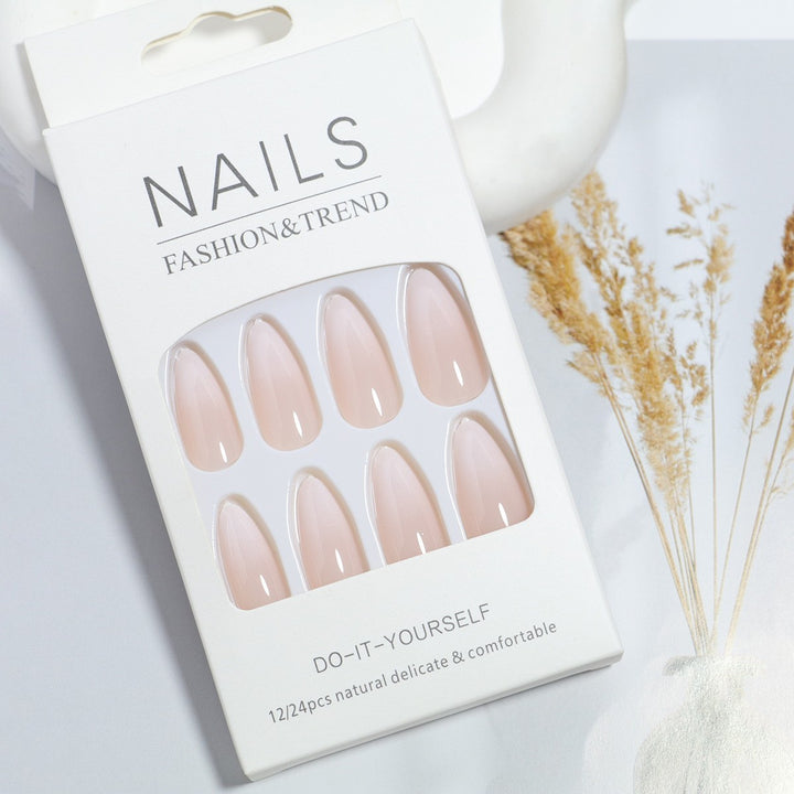 Natural Glossy Press-On Nail Tips Kalsten