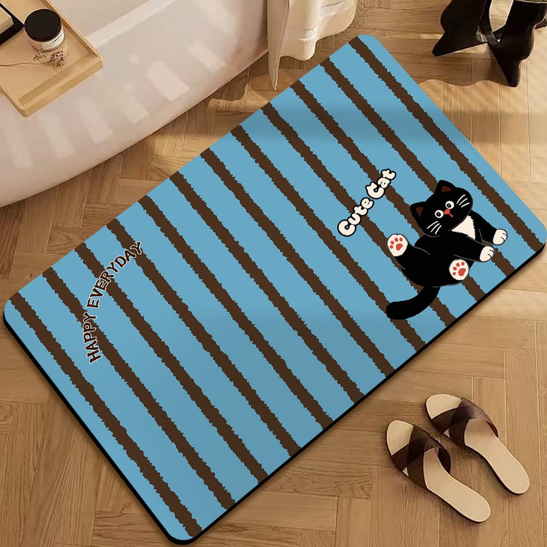 Cartoon-Themed Decorative Door Mat
