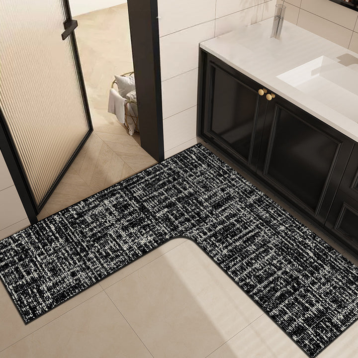 Luxurious Abstract Patterned Bathroom Mat