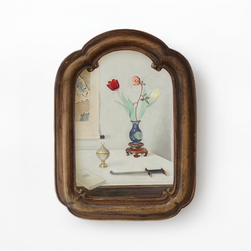 Decorative Framed Flower Still Life Artwork