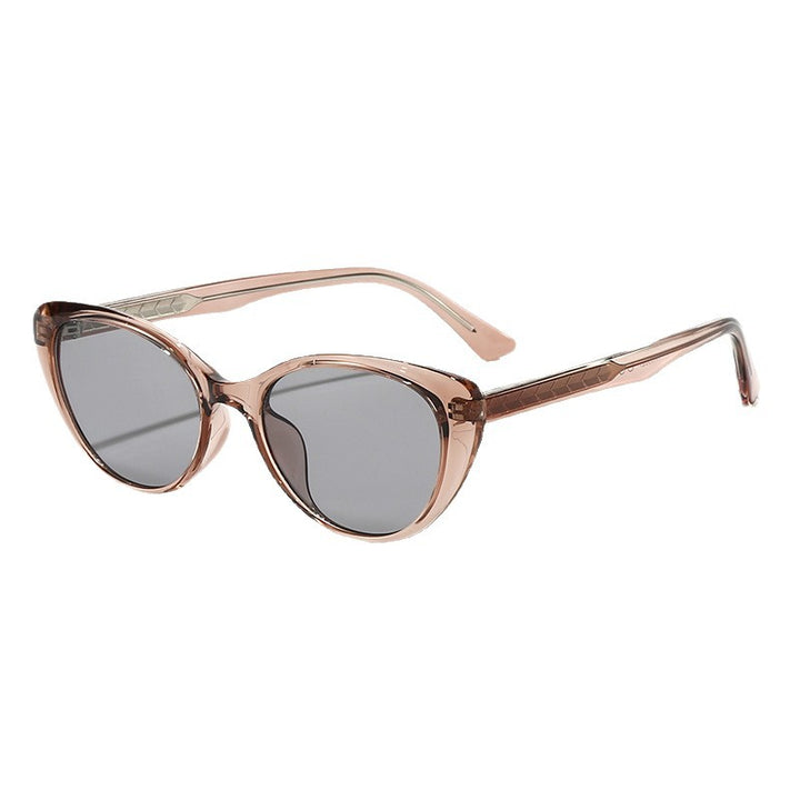Women's Cat-Eye Sunglasses with Transparent Frame and UV Protection Kalsten