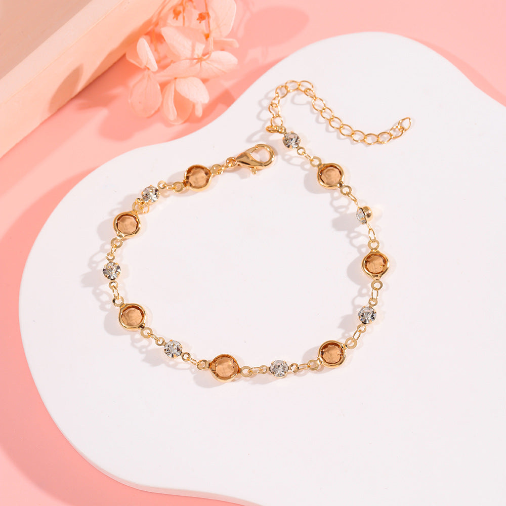 Elegant Crystal Adorned Bracelet Kalsten